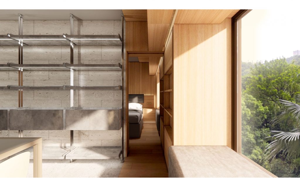 JS Window - Designer Collaborative Campaign 2021 - A wooden verandah bridging nature into the interior